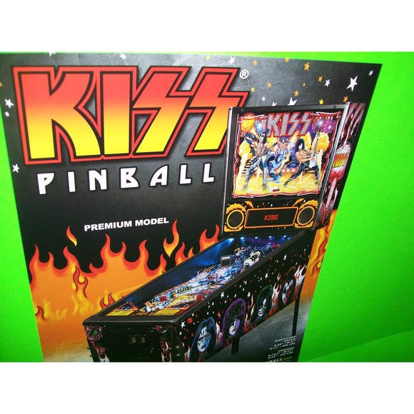 COPY - Kiss Premium Pinball FLYER 2015 Original NOS Glam Rock & Roll Ready To F… - Picture 4 of 4